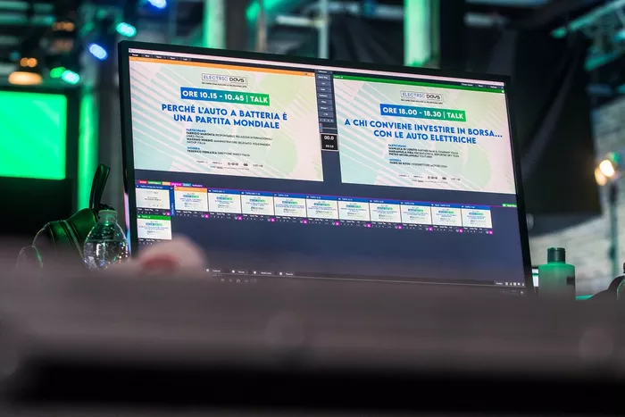Backstage of the first Electric Days Digital event in the United States.