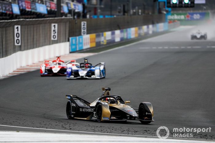 Antonio Felix Da Costa, DS Techeetah, DS E-Tense FE21, Maximilian Gunther, BMW i Andretti Motorsport, BMW iFE.21, Alex Lynn, Mahindra Racing, M7Electro