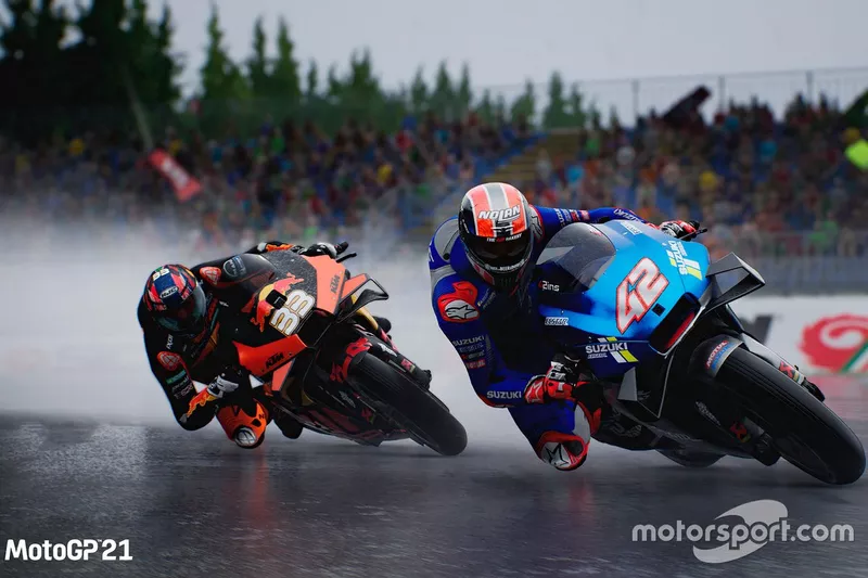 Captura de pantalla de MotoGP21