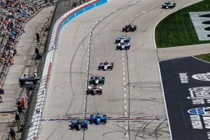 Conor Daly, Ed Carpenter Racing Chevrolet, Jimmie Johnson, Chip Ganassi Racing Honda
