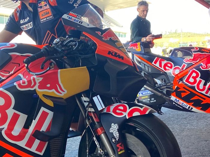 Detalle de la moto, Red Bull KTM