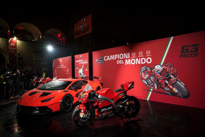 Celebración del año 2022 del Ducati Team 