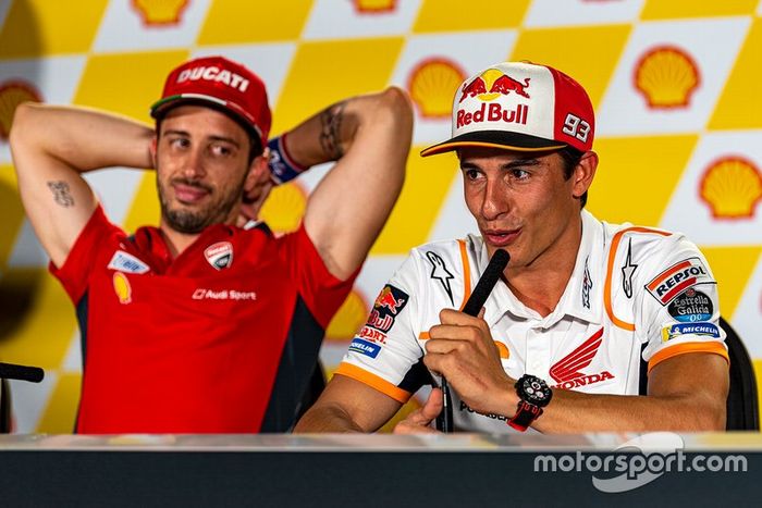 Andrea Dovizioso, Ducati Team, Marc Marquez, Repsol Honda Team