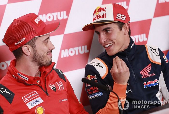 Andrea Dovizioso, Ducati Team, Marc Marquez, Repsol Honda Team