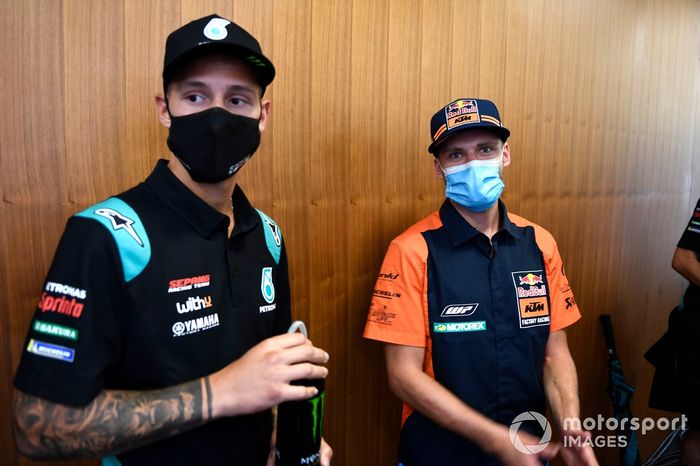 Brad Binder, Red Bull KTM Factory Racing, Fabio Quartararo, Petronas Yamaha SRT