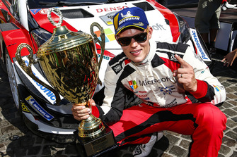 Winners Ott Tanak, Toyota Yaris WRC, Toyota Gazoo Racing