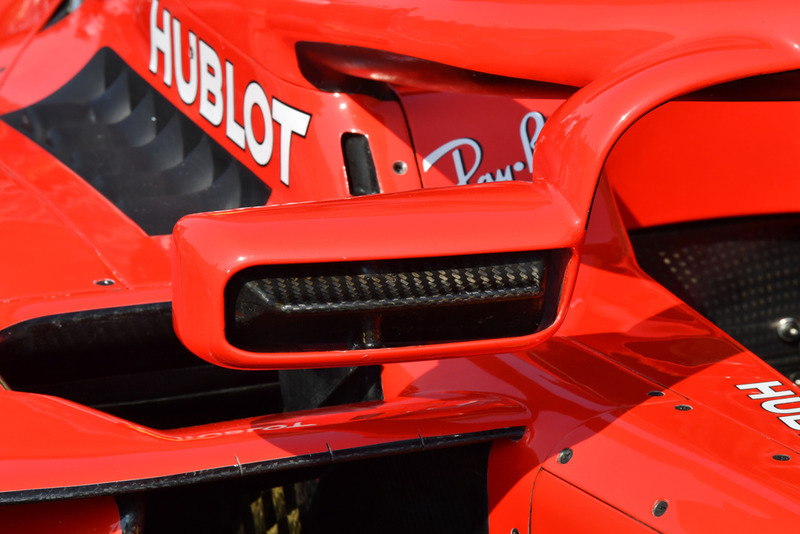 Ferrari SF71H mirror detail