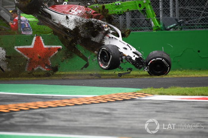 El accidente de Marcus Ericsson, Sauber C37