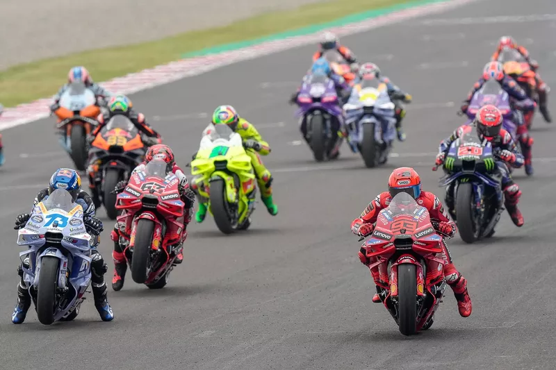 Marc Marquez, Ducati Team, Alex Marquez, Gresini Racing, Francesco Bagnaia, Ducati Team