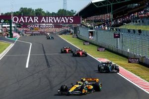 Lando Norris, McLaren MCL60, Lewis Hamilton, Mercedes F1 W14, Charles Leclerc, Ferrari SF-23, Carlos Sainz, Ferrari SF-23