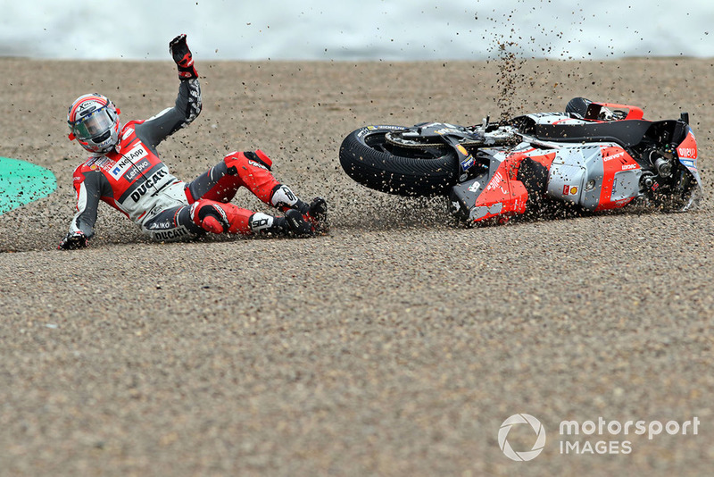 Michele Pirro, Ducati team crash