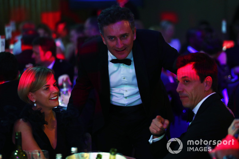 Susie Wolff, Alejandro Agag y Toto Wolff