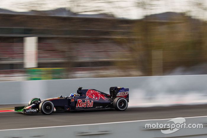 Max Verstappen, Scuderia Toro Rosso STR11 se bloquea en la frenada