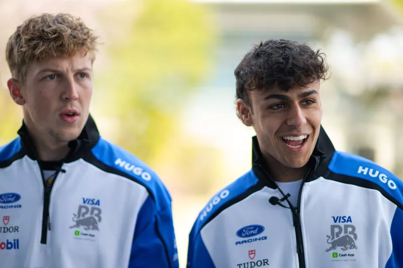 Liam Lawson, Racing Bulls, Arvid Lindblad, Racing Bulls