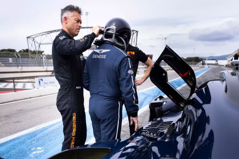Jacky Ickx, Genesis Magma Racing, Andre Lotterer, Genesis Magma Racing