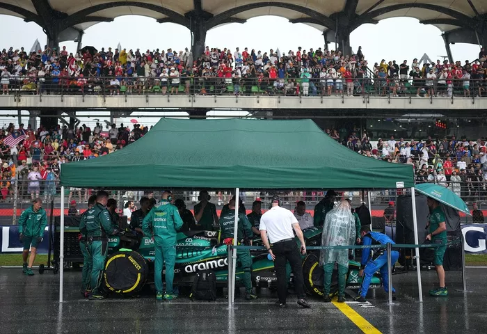 Aston Martin team members