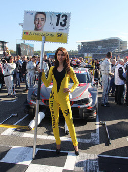 Gridgirl von Antonio Felix da Costa, BMW Team Schnitzer, BMW M4 DTM