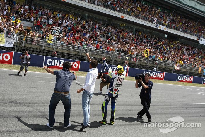 Ganador de la carrera Valentino Rossi, Yamaha Factory Racing