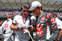 Esteban Gutierrez, Haas F1 Team op de grid