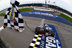 Brett Moffitt, Red Horse Racing Toyota takes the checkered flag