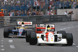 Айртон Сенна, McLaren MP4/7A, Найджел Менселл, Williams FW14B
