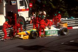 Michael Schumacher, Benetton B193B Ford, fuori dalla pista