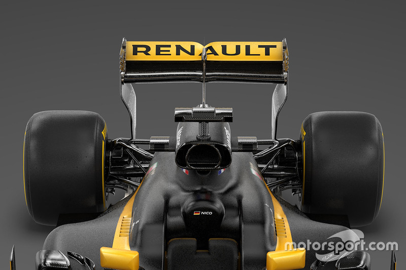 Renault RS17: Heckpartie