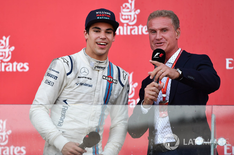 Lance Stroll, Williams, David Coulthard, Channel Four TV Commentator