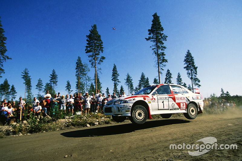 Tommi Makinen, Seppo Harjanne, Ralliart Mitsubishi Lancer Evo4