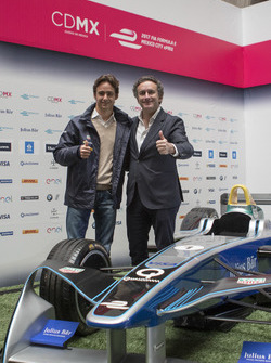 Esteban Gutiérrez y Alejandro Agag, CEO Fórmula E