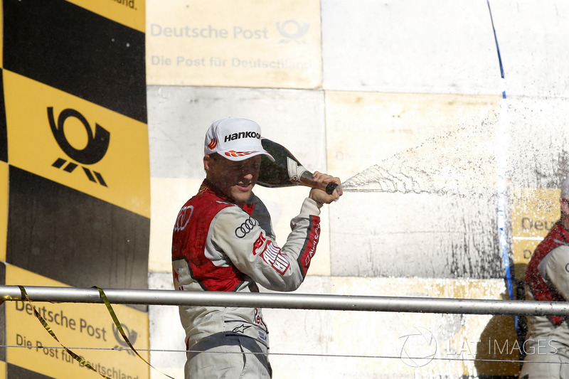 Podium: Mattias Ekström, Audi Sport Team Abt Sportsline
