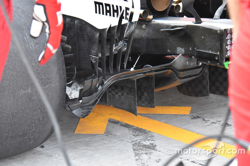 Ferrari SF70H: Diffusor