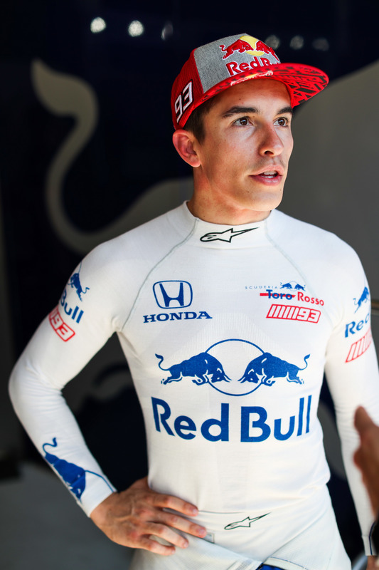 Марк Маркес на тестах Формули 1 з Toro Rosso