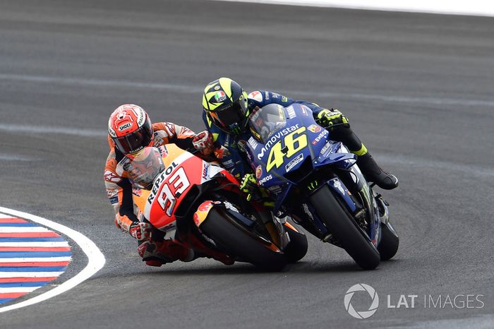 L'incidente tra Marc Marquez, Repsol Honda Team, e Valentino Rossi, Yamaha Factory Racing