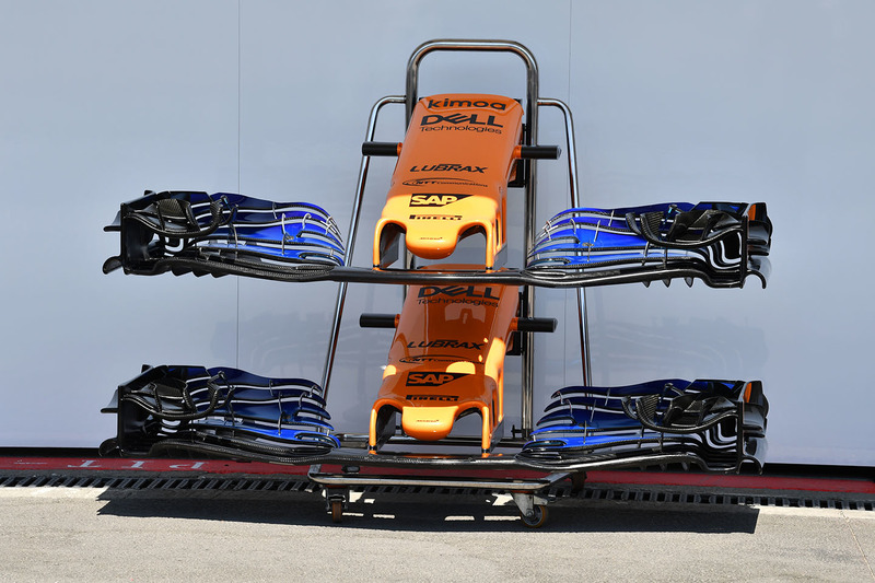 McLaren MCL33 burun ve ön kanat