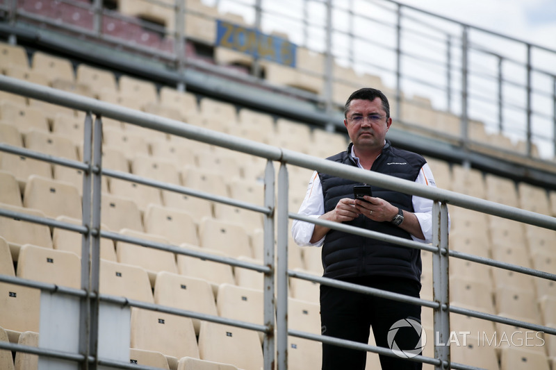 Eric Boullier, directeur de la compétition McLaren
