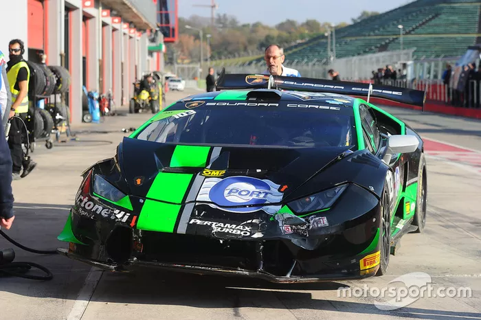 La vettura incidentata #55 Dörr Motorsport: Jacobus Bartles