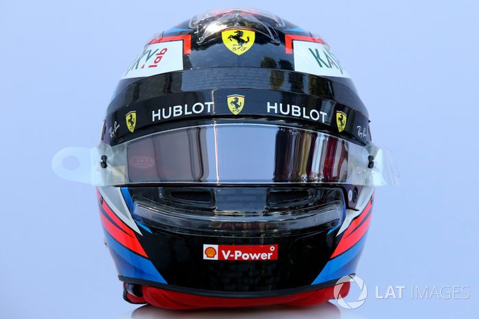 Casco de Kimi Raikkonen, Ferrari