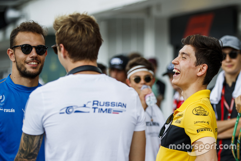 Drivers parade, Luca Ghiotto, Campos Racing, Artem Markelov, RUSSIAN TIME, Jack Aitken, ART Grand Prix