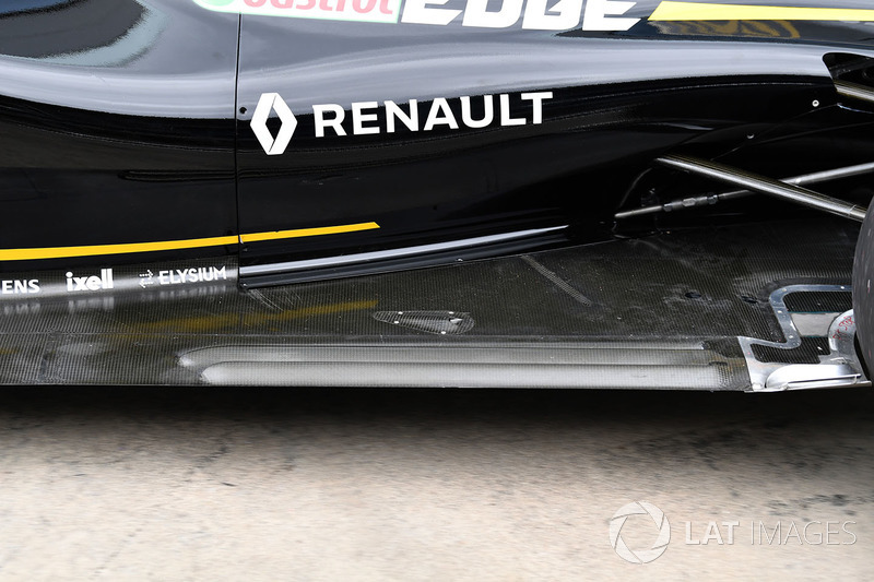 Renault Sport F1 Team R.S. 18 vloer detail