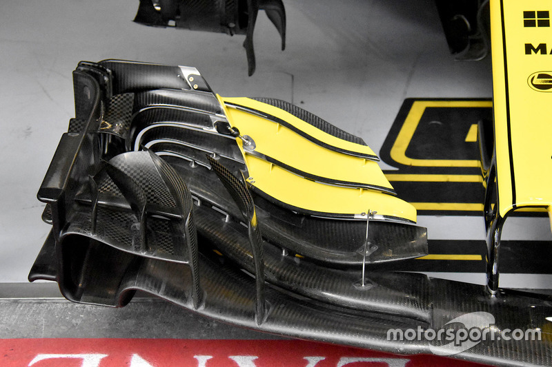Carlos Sainz Jr., Renault Sport F1 Team R.S. 18 detail front wing