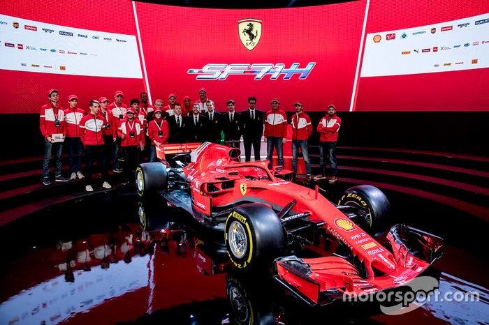 Presentación del  Ferrari SF71H de 2018
