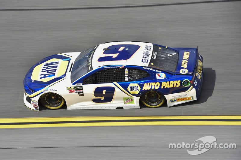 Crash: Chase Elliott, Hendrick Motorsports, Chevrolet