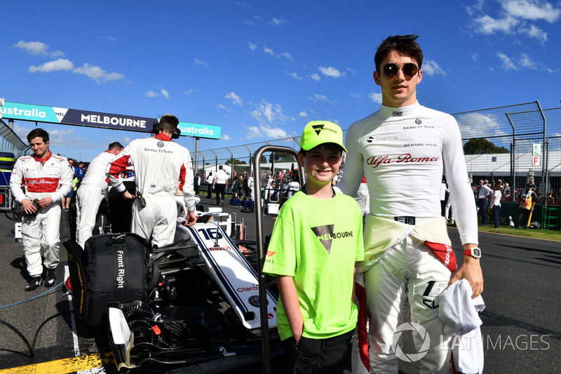 Charles Leclerc, Sauber con i grid kid