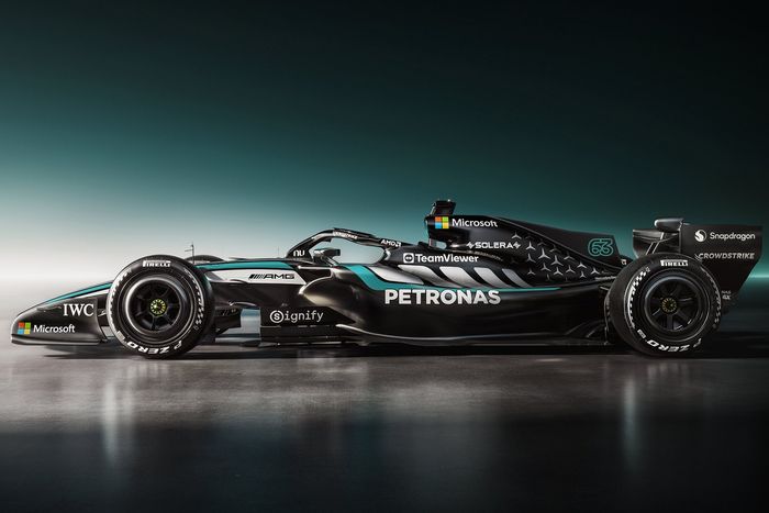 Mercedes W17 livery