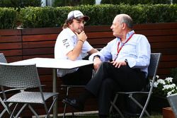 Fernando Alonso, McLaren and Ron Dennis, McLaren Executive Chairman