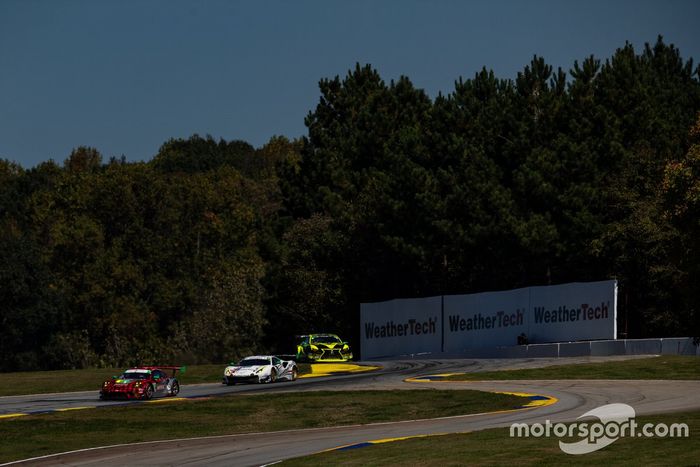 #9 Pfaff Motorsports Porsche 911 GT3 R, GTD: Dennis Olsen, Zacharie Robichon, Lars Kern #63 Scuderia Corsa Ferrari 488 GT3, GTD: Cooper MacNeil, Alessandro Balzan, Jeff Westphal #14 AIM Vasser Sullivan Lexus RC-F GT3, GTD: Jack Hawksworth, Michael De Quesada, Aaron Telitz