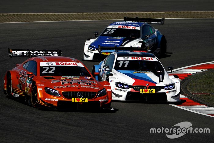 Lucas Auer, Mercedes-AMG Team HWA, Mercedes-AMG C63 DTM, Marco Wittmann, BMW Team RMG, BMW M4 DTM