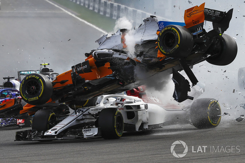 België - Nico Hülkenberg/Fernando Alonso/Charles Leclerc (race)