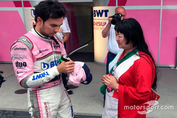Eri fan de Sergio Pérez, Racing Point Force India F1 Team